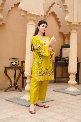 Heavy Embroidery 2pcs
