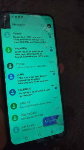 panel bluer faultnfinix Note 7 6 128 urjent sell