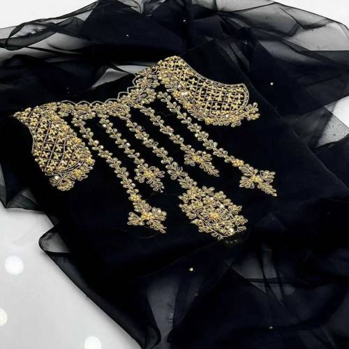 2Pcs women's unstitched suit 