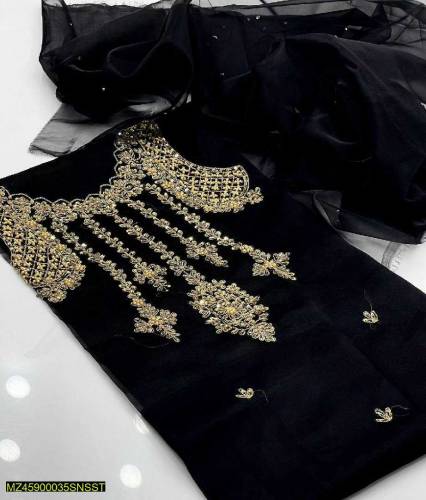 2Pcs women's unstitched suit 
