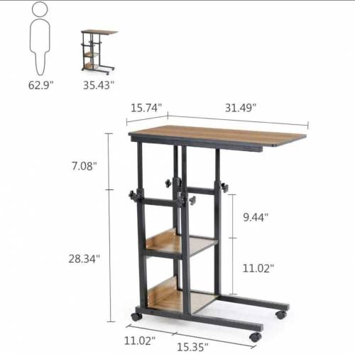 titel/////Wooden Laptop Side Table For Sofa, Bed ,Study Table and dini
