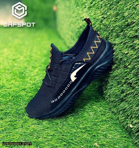 Mens Running Walking Casual Shoes -JF015, Black