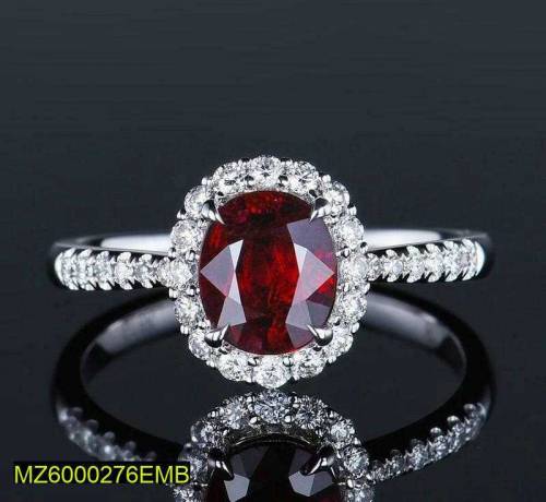 Imported Oval Zircon Ring 