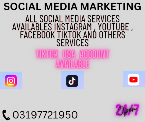 ALL SOCIAL MEDIA SERVICES AVAILABLES IN A CHEAP PRICE 