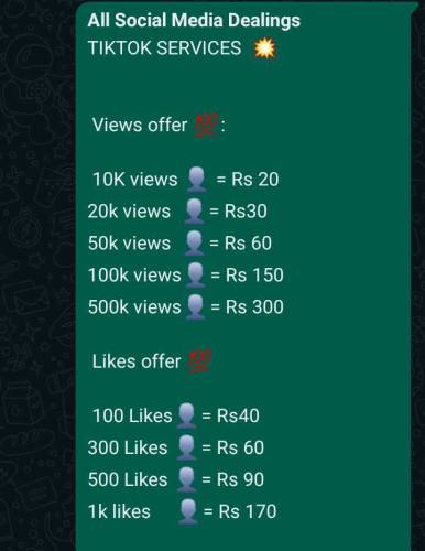 All Social Media services Available 