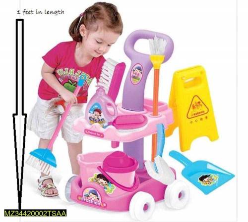 kid's cleaning car set