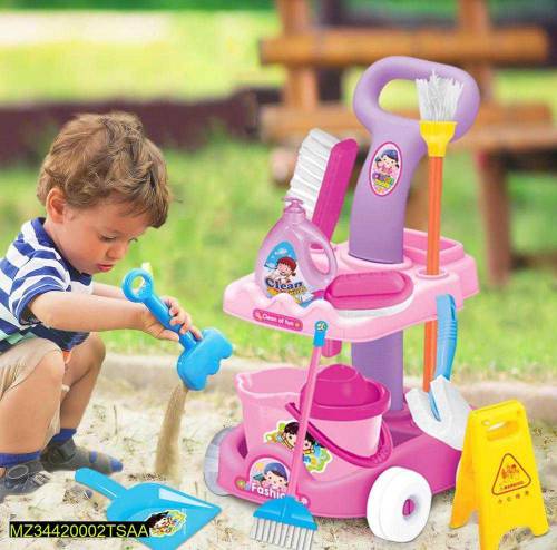 kid's cleaning car set