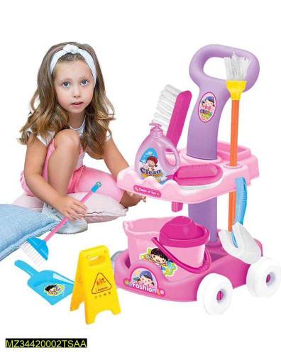 kid's cleaning car set