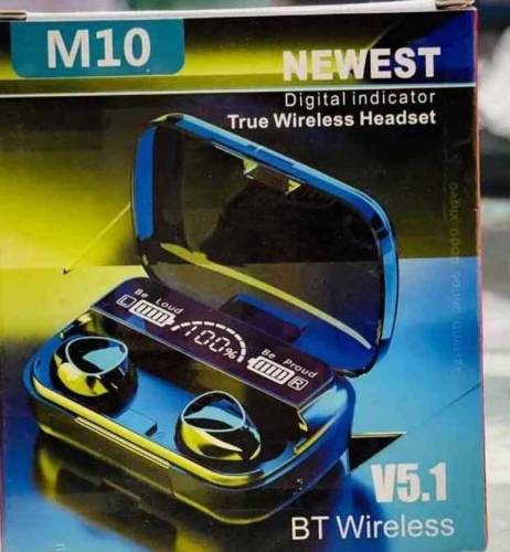 M 10 Wireless Bluetooth Headset  9D Noise Reduction