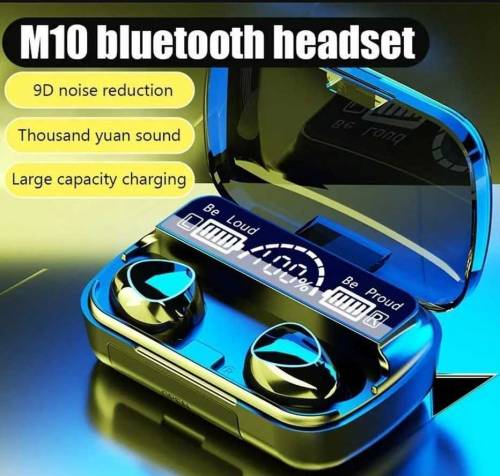 M 10 Wireless Bluetooth Headset  9D Noise Reduction