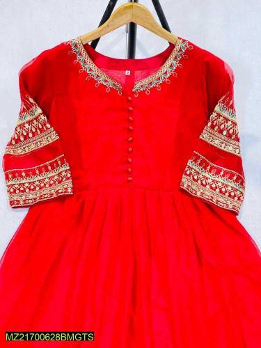3 pac Woman's stitched chiffon Embroidered suit 