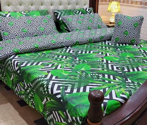 Khaadi and Alkaram 7pc Cotton Comforter Set 