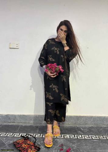 2pcs stitched linen suit