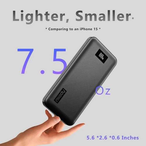 Miady 10000 mAH PD 20W Fast charging Powerbank