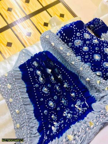  Fabric: Linen•  Shirt: 2.5 Gazz•  Trouser: 2.5 Gazz•  Dupatta: 2.5 