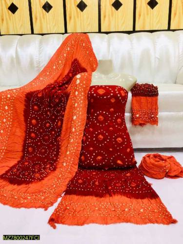  Fabric: Linen•  Shirt: 2.5 Gazz•  Trouser: 2.5 Gazz•  Dupatta: 2.5 