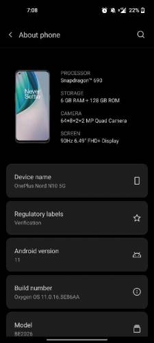 oneplus N10 Nord 5g