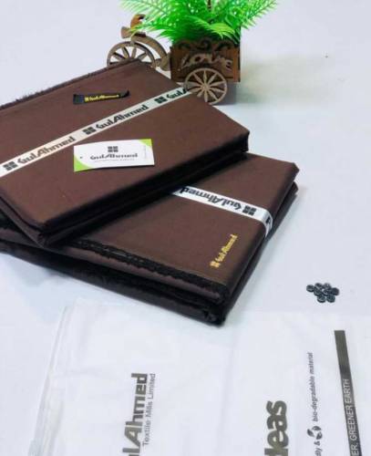Mens Unstitched Gul Ahmed soft cotton 