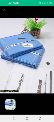 Mens Unstitched Gul Ahmed soft cotton 