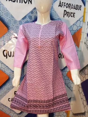 Chicken Sequence cotton kurti for ladies 