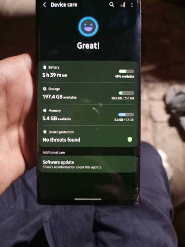 samsung Note 10 plus 12 256