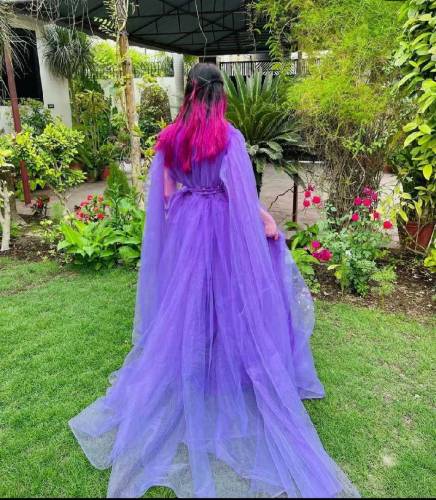 Lilac net maxi 