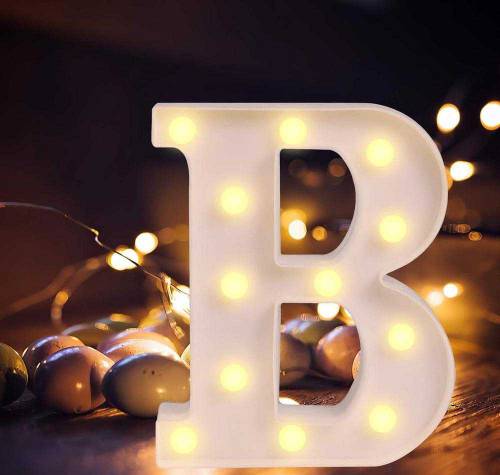 LED Battery Operated Alphabet