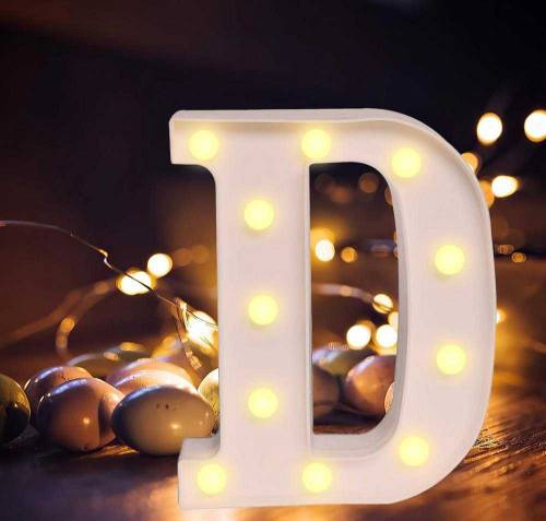 LED Battery Operated Alphabet