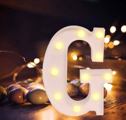 LED Battery Operated Alphabet