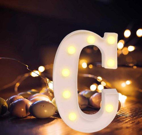 LED Battery Operated Alphabet