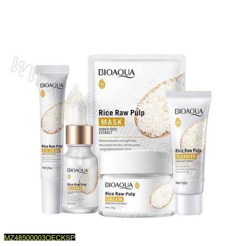 Glowing rice skin care kit