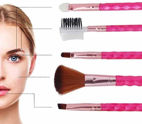 5 Pcs Makeup Brushes Set