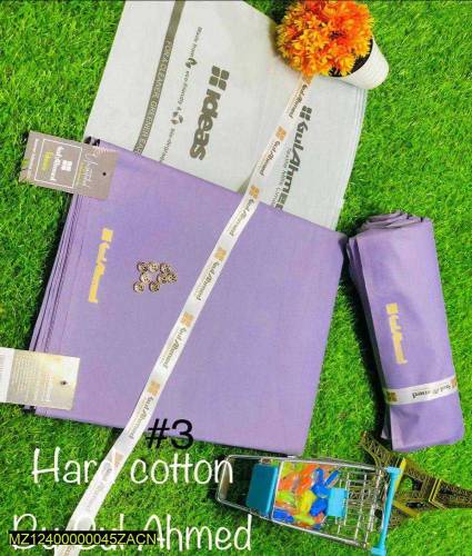 •  Fabric: Premium Cotton•  Pattern: Plain•  Cuttings: 4.5 Meter Stand