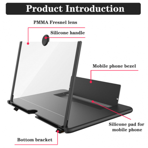 Mobile phone screen magnifyier