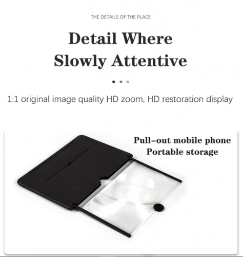 Mobile phone screen magnifyier