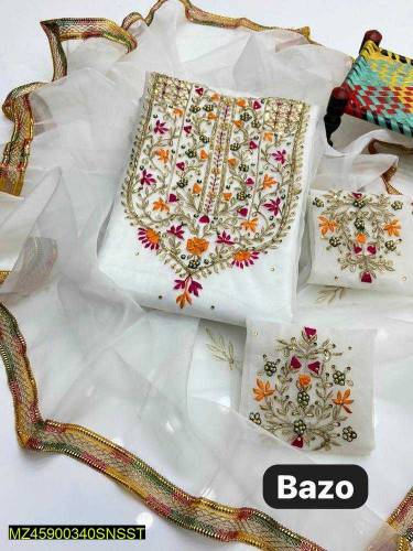 2 pes woman,s unstitched printed suits 2