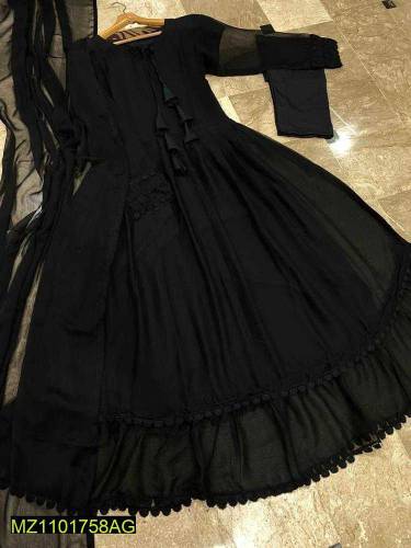 3 pac Woman's stitched chiffon suit 