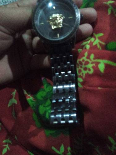 Versace original watch black swiss plazzo 