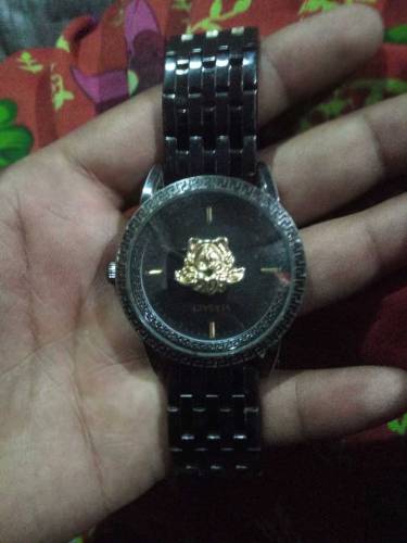 Versace original watch black swiss plazzo 