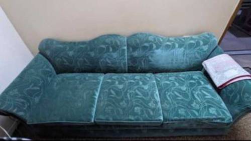Green 5 Seater Sofa Set 