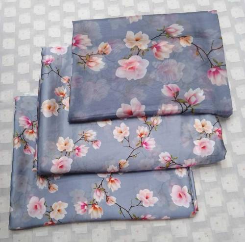3 pcs suit available shirt and trouserSwiss Lawn and dupatta tissue