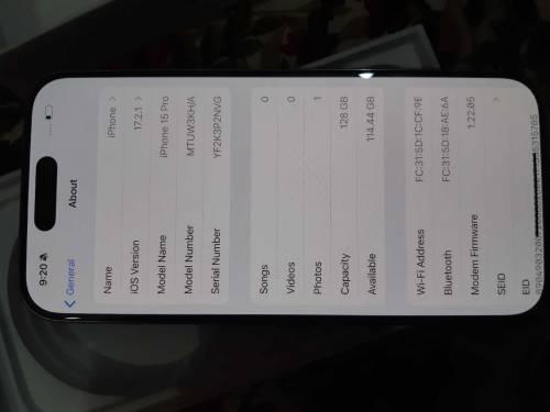 iPhone 15 pro
