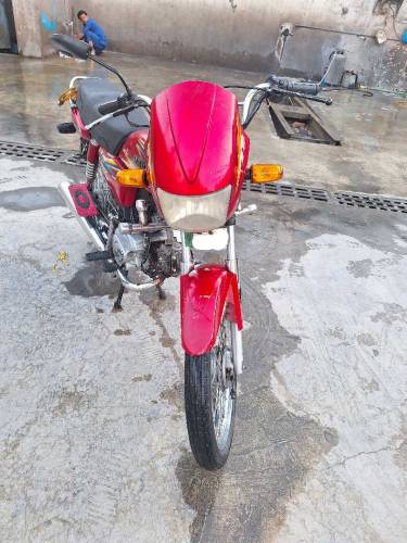 United 100cc Red Motor Bike