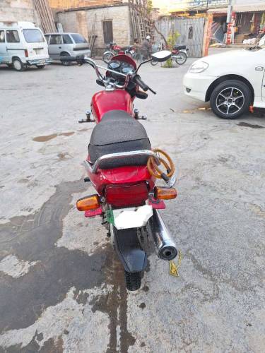 United 100cc Red Motor Bike