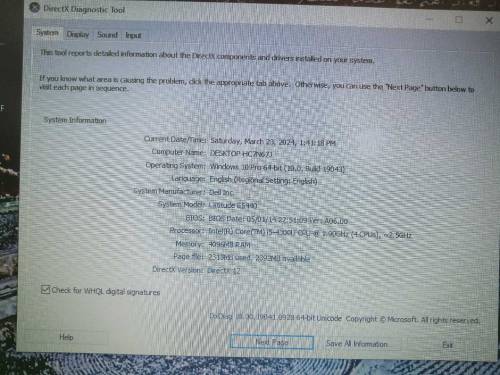 Dell Latitude E-5440Core i5 4th Generation 4 Gb Ram 128 Gb ssd 