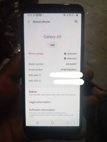 samsung Galaxy A6. 4.64