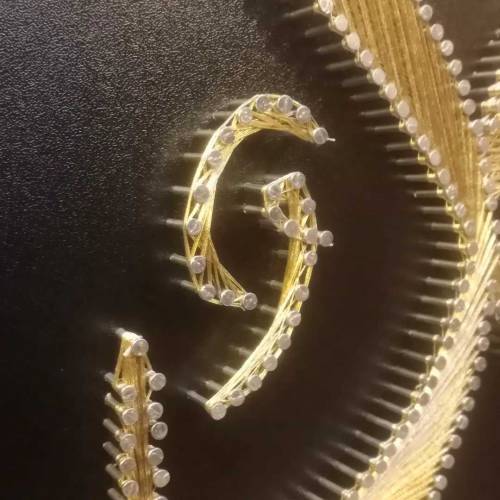 Muhammad name islamic caligraphy string art