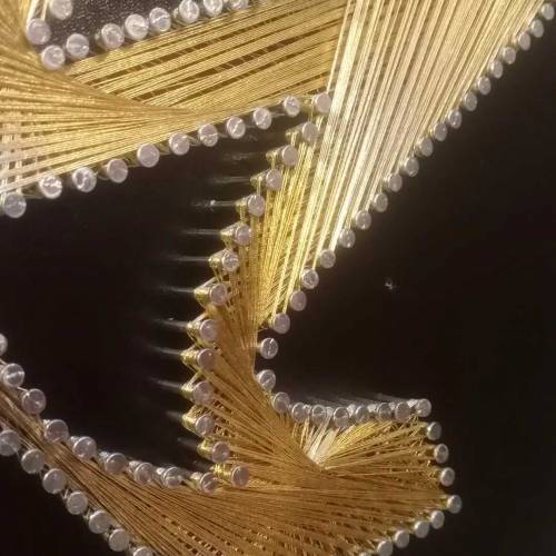 Muhammad name islamic caligraphy string art