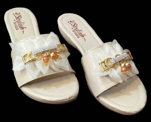 Elegant Heel For Casual Wear White