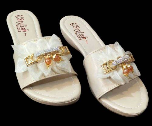 Elegant Heel For Casual Wear White